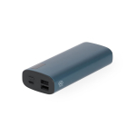 Powerbank voor het opladen van 3 apparaten tegelijk 10.000 mAh kleur blauw