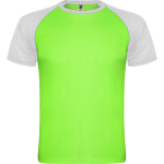 Unisex sportshirt met korte mouwen van polyester, 140 g/m², Roly kleur neon groen