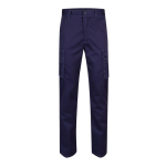 Unisex werkbroek met logo, van polyester 240 g/m² Velilla kleur blauw tweede weergave