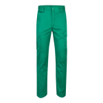 Unisex werkbroek met logo, van polyester 240 g/m² Velilla kleur groen tweede weergave