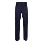 Unisex werkbroek met logo, van polyester 240 g/m² Velilla kleur marineblauw tweede weergave