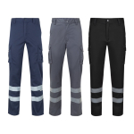 Unisex werkbroek met reflecterende details 240 g/m² Velilla diverse kleuren