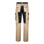 Werkbroek van keperstof, van katoen en polyester 240 g/m² Velilla kleur beige