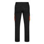 Unisex werkbroek, tweekleurig, van katoen 240 g/m² Velilla kleur oranje