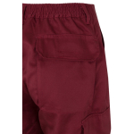 Werkbroek van katoen en polyester, reflecterend 210 g/m² Velilla kleur bordeaux zesde weergave