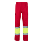 Werkbroek met zakken, van katoen en polyester 210 g/m² Velilla kleur rood tweede weergave