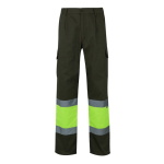 Werkbroek met zakken, van katoen en polyester 210 g/m² Velilla kleur miliair groen tweede weergave