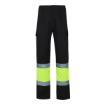 Unisex werkbroek van katoen en polyester 210 g/m² Velilla kleur zwart tweede weergave