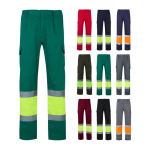 Unisex werkbroek van katoen en polyester 210 g/m² Velilla diverse kleuren