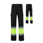 Unisex werkbroek van katoen en polyester 210 g/m² Velilla met afdrukgebied