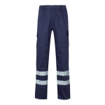 Werkbroek van keperstof, van polyester 200 g/m² Velilla kleur blauw tweede weergave