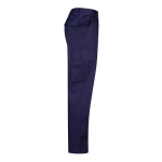 Unisex werkbroek van katoen en polyester 190 g/m² Velilla kleur blauw vierde weergave