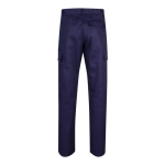 Unisex werkbroek van katoen en polyester 190 g/m² Velilla kleur blauw