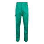 Unisex werkbroek van katoen en polyester 190 g/m² Velilla kleur groen tweede weergave