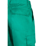 Unisex werkbroek van katoen en polyester 190 g/m² Velilla kleur groen zesde weergave