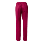 Unisex werkbroek van katoen en polyester, 190 g/m² Velilla kleur bordeaux tweede weergave