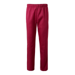 Unisex werkbroek van katoen en polyester, 190 g/m² Velilla kleur bordeaux