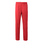 Unisex werkbroek van katoen en polyester, 190 g/m² Velilla kleur rood