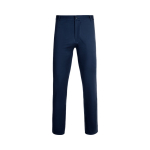 Unisex chino werkbroek, elastisch materiaal 260 g/m² Velilla kleur marineblauw tweede weergave