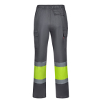 Unisex werkbroek van polyester en katoen 190 g/m² Velilla kleur grijs