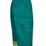 Unisex werkbroek van polyester en katoen 190 g/m² Velilla kleur groen vijfde weergave