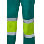 Unisex werkbroek van polyester en katoen 190 g/m² Velilla kleur groen zesde weergave