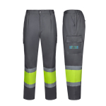 Unisex werkbroek van polyester en katoen 190 g/m² Velilla met afdrukgebied