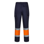 Unisex werkbroek van katoen en polyester 190 g/m² Velilla kleur oranje