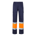 Extra grote werkbroek met hoge zichtbaarheid 210 g/m² Velilla kleur oranje tweede weergave