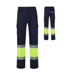 Extra grote werkbroek met hoge zichtbaarheid 210 g/m² Velilla met afdrukgebied