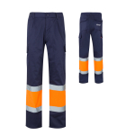 Werkbroek van keperstof, van polyester 210 g/m² Velilla met afdrukgebied