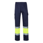 Unisex werkbroek van polyester en katoen 210 g/m² Velilla kleur geel tweede weergave