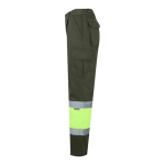 Unisex werkbroek van polyester en katoen 210 g/m² Velilla derde weergave