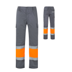 Unisex werkbroek van polyester en katoen 210 g/m² Velilla met afdrukgebied