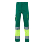 Werkbroek van katoen en polyester, zichtbaar 240 g/m² Velilla kleur groen tweede weergave