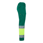 Werkbroek van katoen en polyester, zichtbaar 240 g/m² Velilla kleur groen vierde weergave