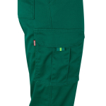 Werkbroek van katoen en polyester, zichtbaar 240 g/m² Velilla kleur groen vijfde weergave