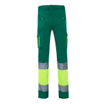 Werkbroek van katoen en polyester, zichtbaar 240 g/m² Velilla kleur groen