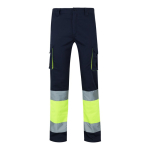 Werkbroek met logo, elastisch, tweekleurig 240 g/m² Velilla kleur geel tweede weergave