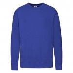 Sweatshirt van katoen/polyester 240 g/m2 Fruit Of The Loom kleur blauw  negende weergave