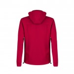 Softshell jas met hoge kraag en micropolar binnenkant 300 g/m2 kleur rood vierde weergave