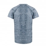 Ademend sport T-shirt van RPET met gewassen effect ontwerp kleur marineblauw vierde weergave