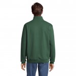 Katoenen en polyester sweatshirt met 1/4 rits SOL'S Conrad 280 g/m2 tweede foto weergave