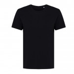 Dames T-shirt van gerecycled katoen, slim fit, 160 g/m2 Iqoniq kleur zwart
