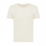 Dames T-shirt van gerecycled katoen, slim fit, 160 g/m2 Iqoniq kleur naturel