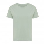 Dames T-shirt van gerecycled katoen, slim fit, 160 g/m2 Iqoniq kleur olijfgroen