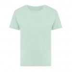 Dames T-shirt van gerecycled katoen, slim fit, 160 g/m2 Iqoniq kleur lichtgroen