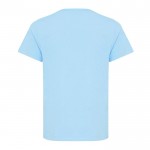 Kinder T-shirt van gerecycled katoen, 160 g/m2 Iqoniq kleur cyaan blauw tweede weergave