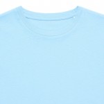 Kinder T-shirt van gerecycled katoen, 160 g/m2 Iqoniq kleur cyaan blauw derde weergave