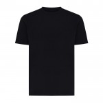 Unisex T-shirt van gerecycled katoen, slim fit, 160 g/m2 Iqoniq kleur zwart